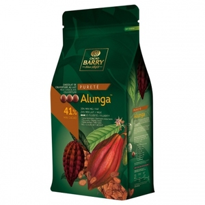 Шоколад молочный CACAO BARRY ALUNGA 41% 1 кг